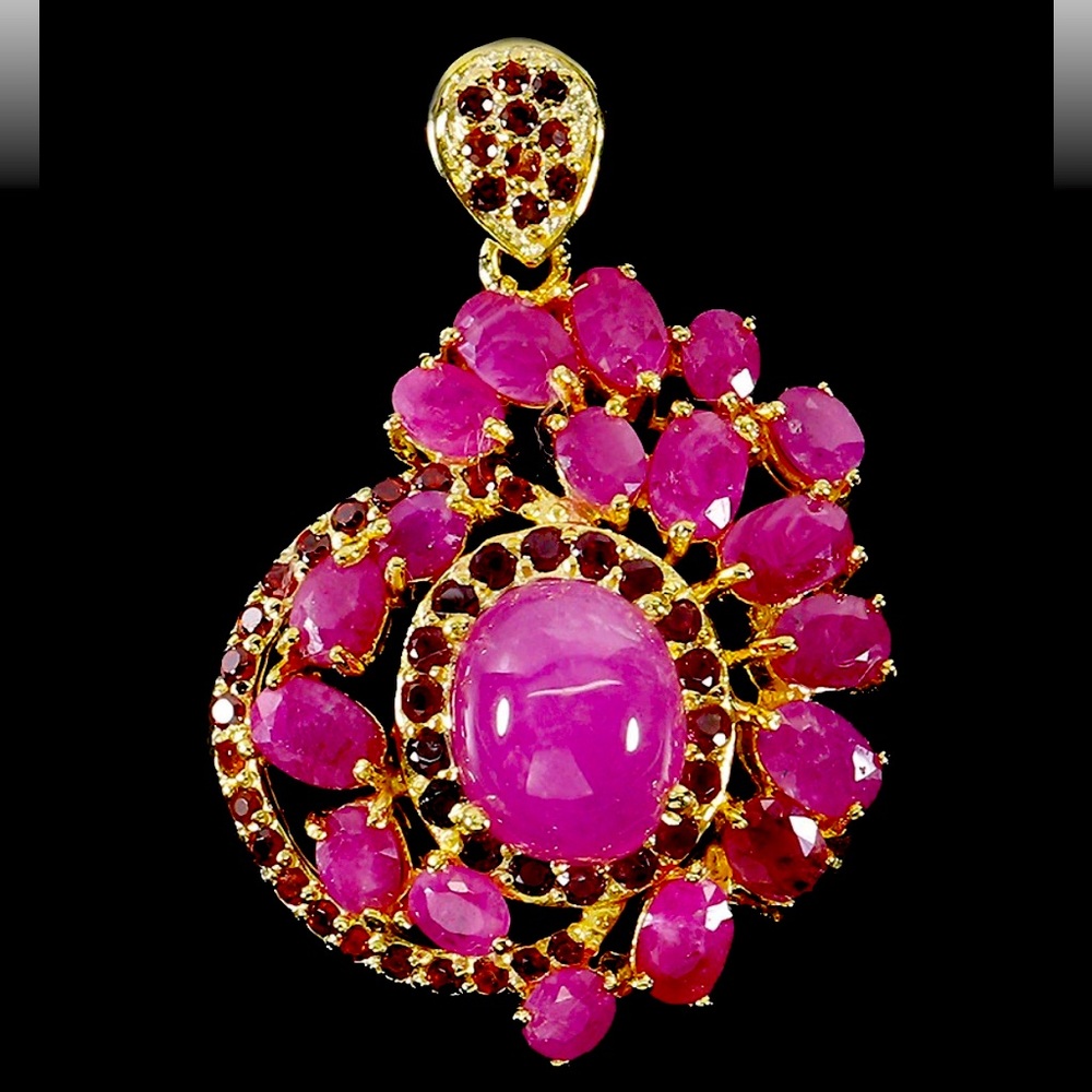 Gorgeous Genuine Ruby Pendant